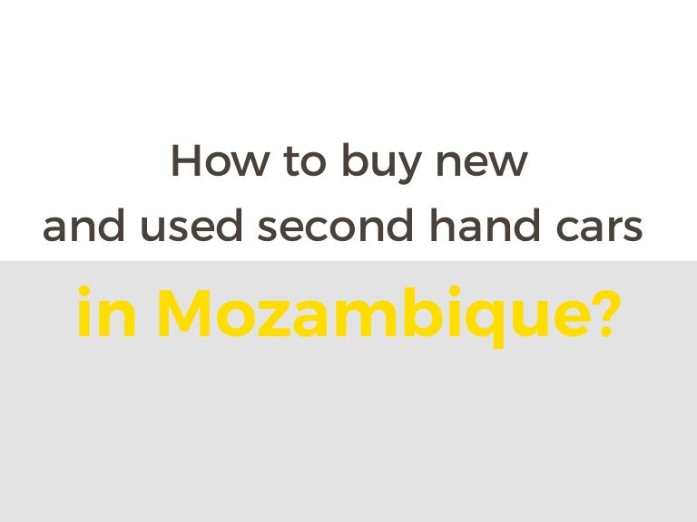 Buy & sell new and second hand used cars in Zambia