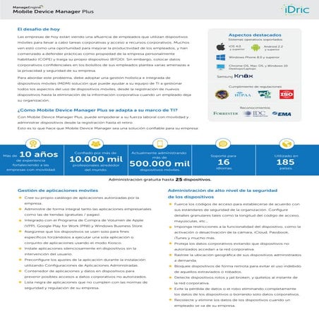 Fortalezca la seguridad de la empresa con la administración de seguridad móvil