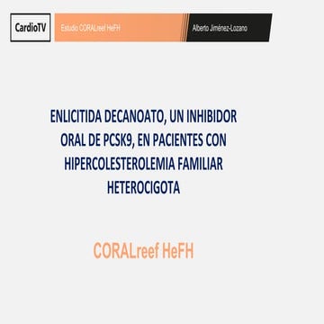 Estudio CORALreef HFH AHA 2025 Nueva Orleans