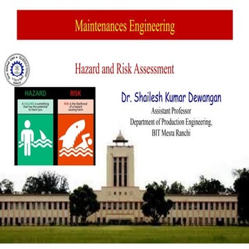 Hazard  and Risk Assessment