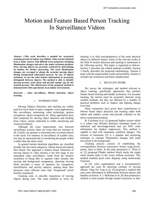 26.motion and feature based person tracking