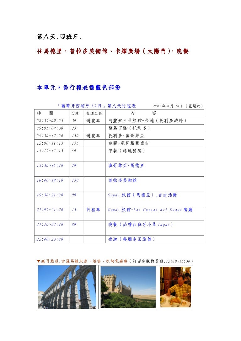 26 第八天 往馬德里 普拉多美術館卡耀廣場 太陽門 晚餐tapas