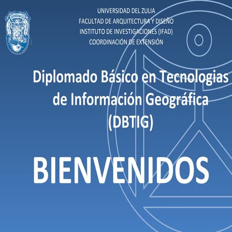 Presentación: Bienvenida al Diplomado 2013