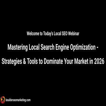 Mastering Local SEO Strategies & Tools to Dominate Your Market in 2026 ...