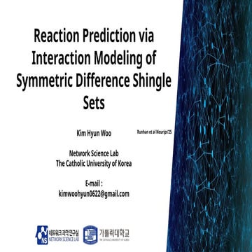 Reaction Prediction via Interaction Modeling of Symmetric Difference ...