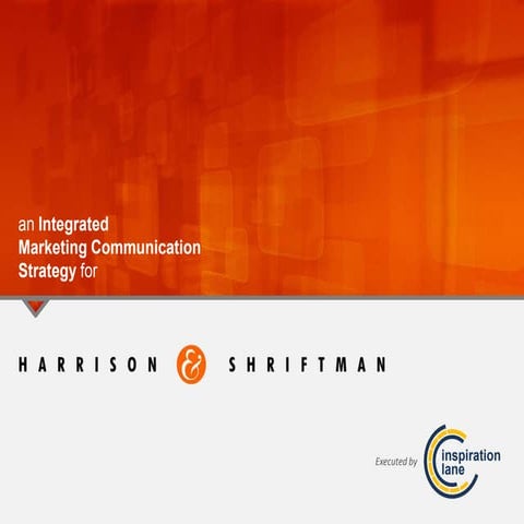 26/04/2013 Harrison & Shriftman Capstone Project