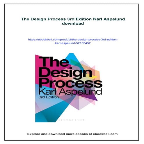 The Design Process 3rd Edition Karl Aspelund