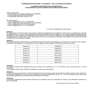 IDCC 2609 accord du 5 février 2016 ...