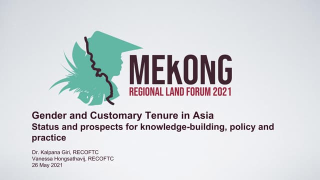 26 1115 regional 2_recoftc gender and customary tenure