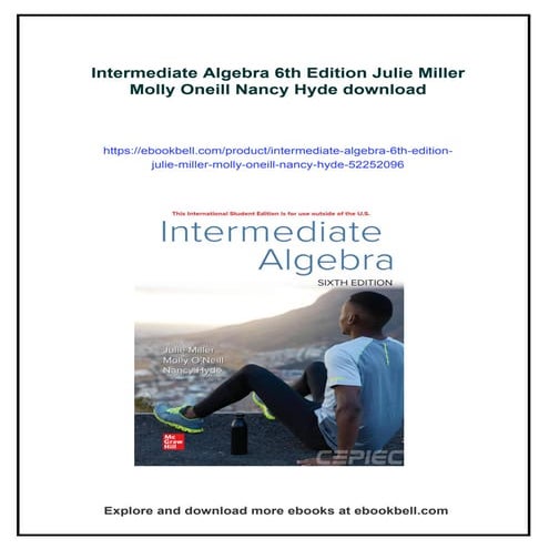 Intermediate Algebra 6th Edition Julie Miller Molly Oneill Nancy Hyde