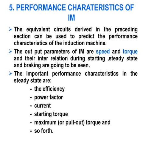 Torque - Slip Characteristic of a three phase induction motor | PDF