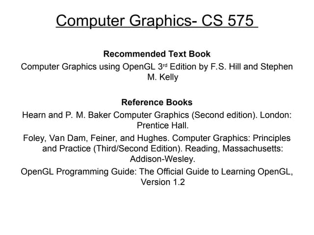 Ciencias de la computación, Gráficos por computadora.