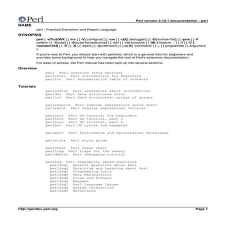 perl | PDF