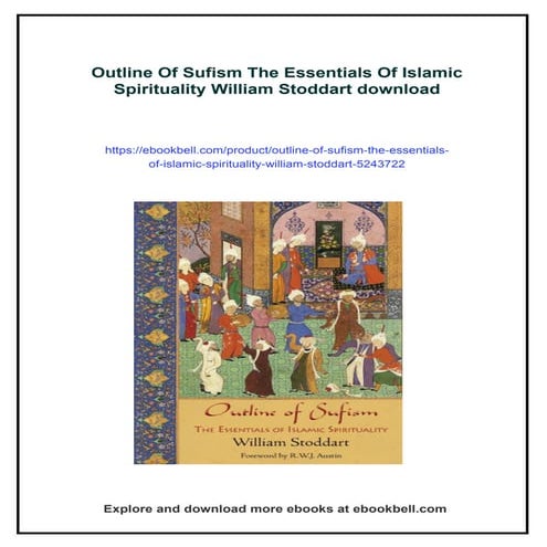 Outline Of Sufism The Essentials Of Islamic Spirituality William Stoddart