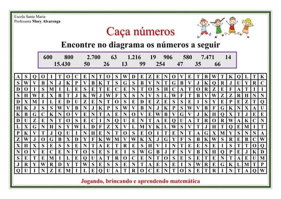 Caça palavra | DOC | Games and Puzzles | Hobbies & Interests