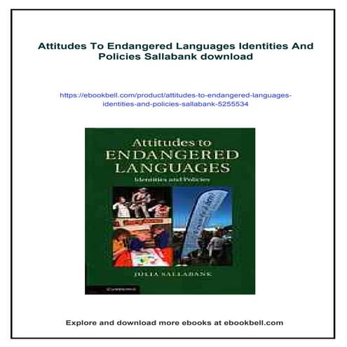 Preserving dialects of an endangered | PPTX