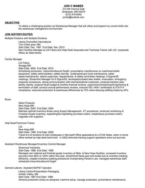 Resume Warehouse Management 2014 - 2629803d Cebf 4f5f 8b16 Fd2fb0280d5b 141211115521 Conversion Gate01 Thumbnail 