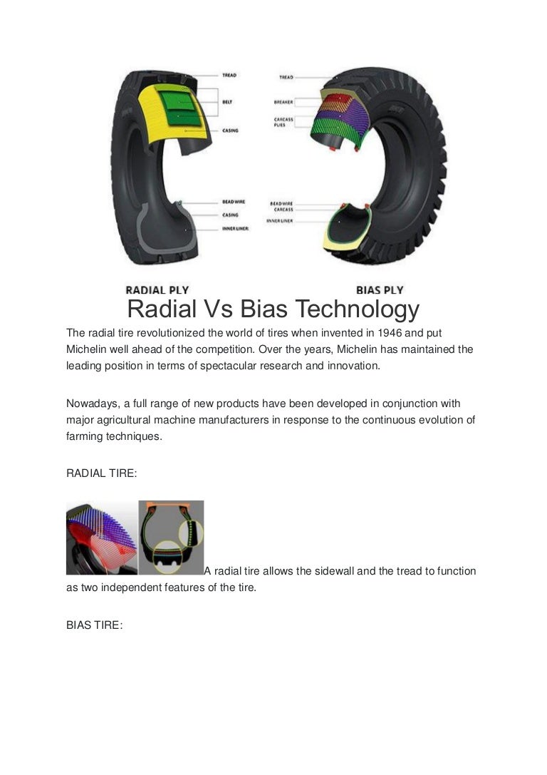 Radial Vs Bias Technology