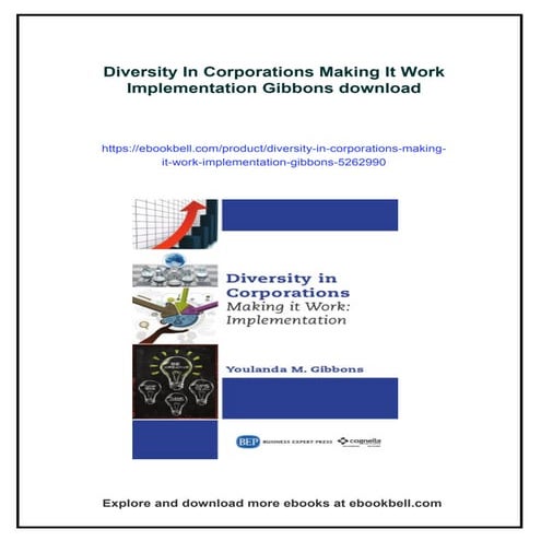 Diversity In Corporations Making It Work Implementation Gibbons | PDF
