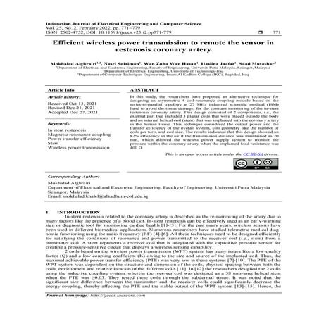 Wireless Power Transmission for Implantable Medical Devices | PDF