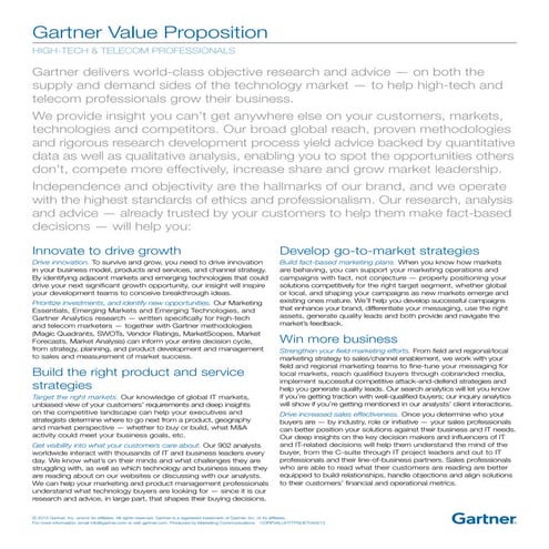 Gartner- HTTP Value Proposition