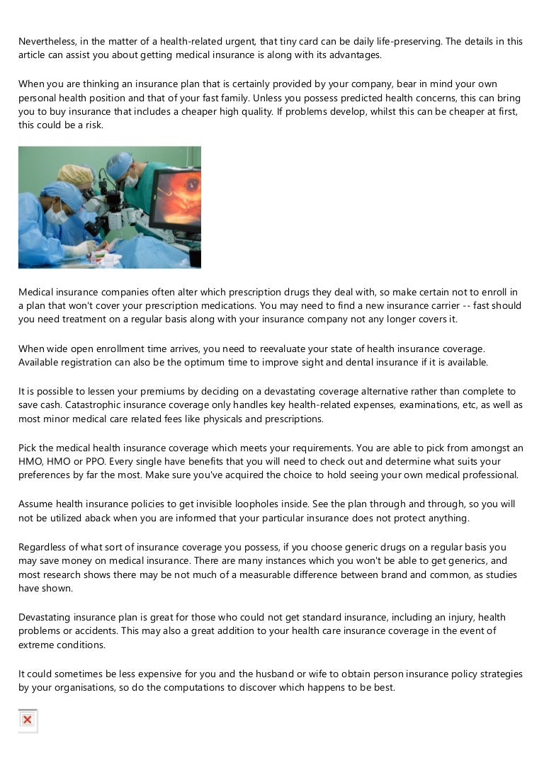 how to get medical insurance fast