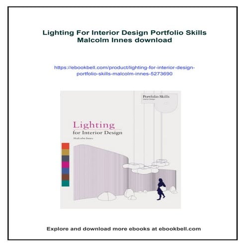 Lighting For Interior Design Portfolio Skills Malcolm Innes