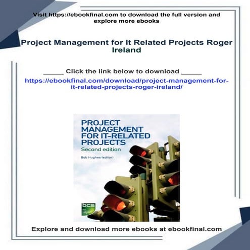Project Management for It Related Projects Roger Ireland | PDF