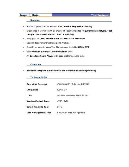 Nagaraj_Resume