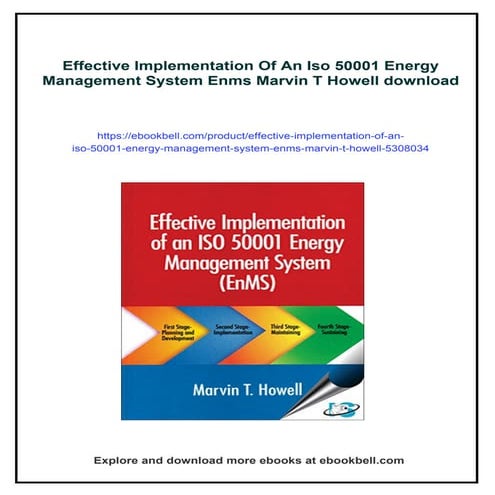 Effective Implementation Of An Iso 50001 Energy Management System Enms ...