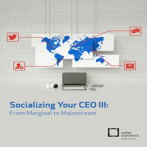 Socializing Your CEO : Présence numérique des grands partons 