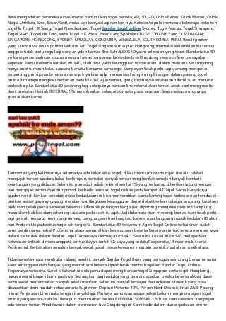 Leveransir Spekulasi Togel Online Ditangkap Dekat Apartemen Mewah