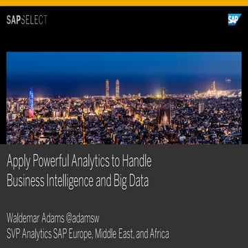 26764 Waldemar Adams 151116 BCN SAP Select