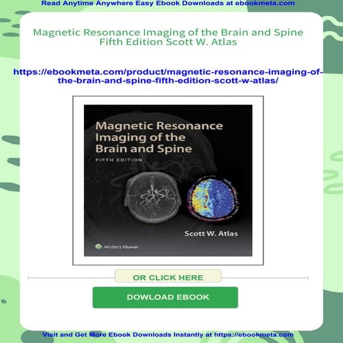 Magnetic Resonance Imaging of the Brain and Spine Fifth Edition Scott W ...