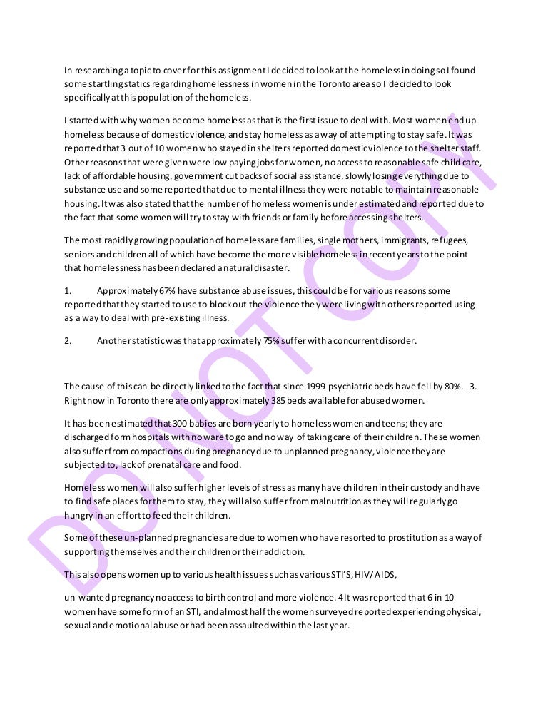 Persuasive essay on homelessness image