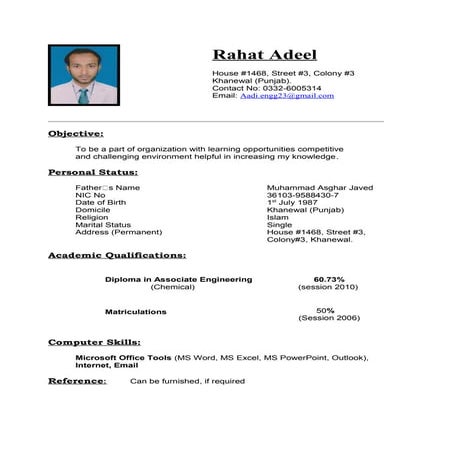 My resume | PDF