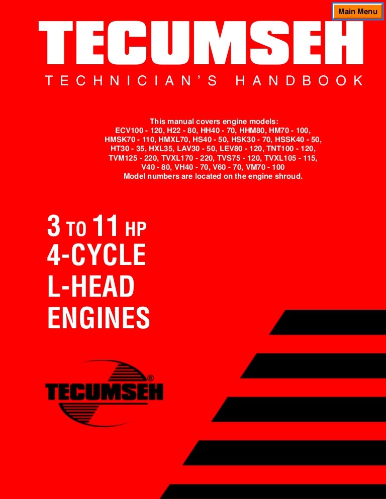 26830208 Tecumseh Service Manual
