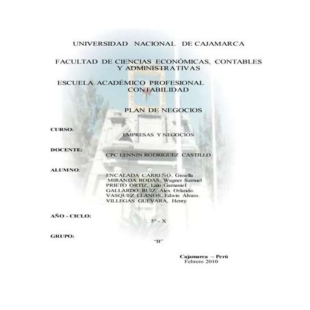  Plan de negocio ferretería