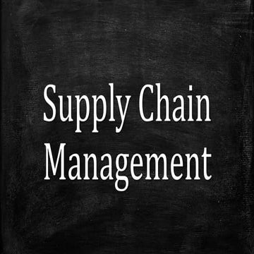 Supply Chain Management_Presentation