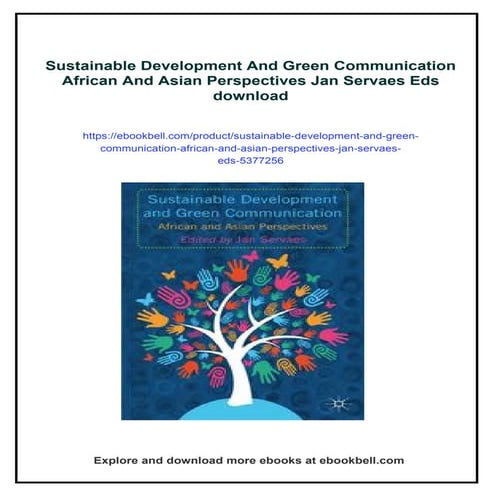 Sustainable Development And Green Communication African And Asian ...