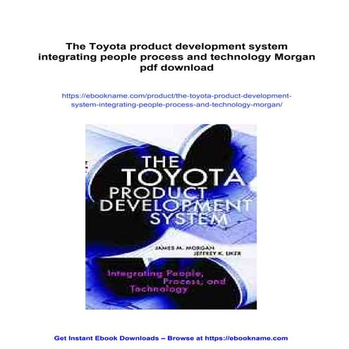The Toyota product development system integrating people process and technolo...