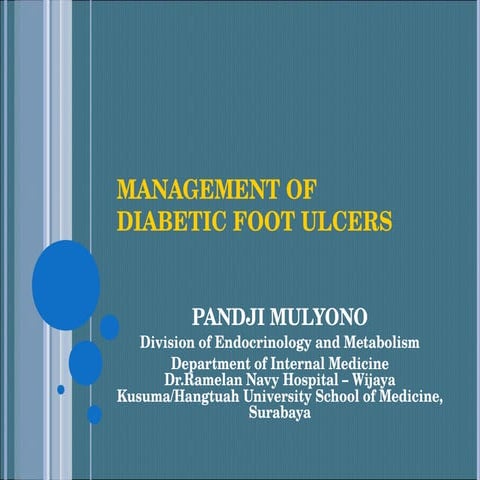 Diabetic Foot Sepsis | PPTX