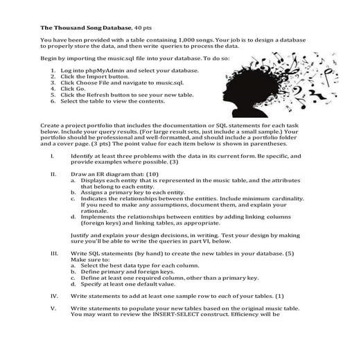 The Thousand Song Database