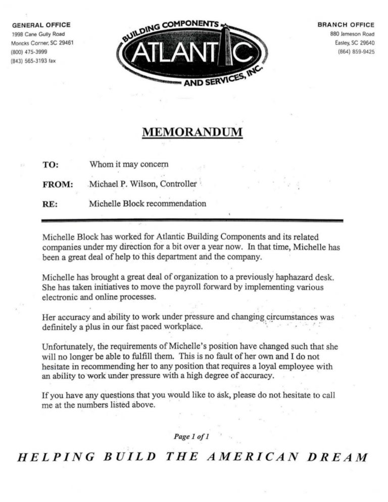 the wilson memo the wilson memo
