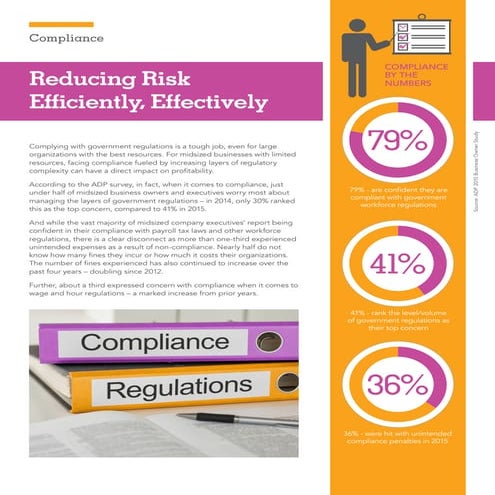 Compliance: Reducing Risk Efficiently & Effectively