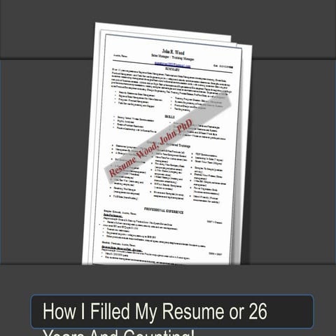 John Wood Fun Resume