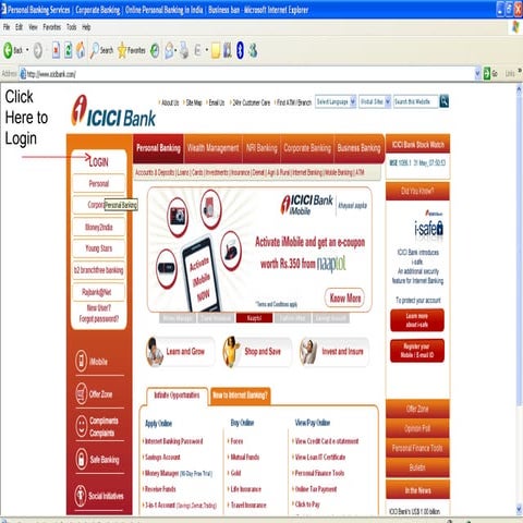 How to view your income tax credit using internet banking