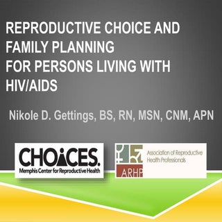 Family Planning for Persons Living ...