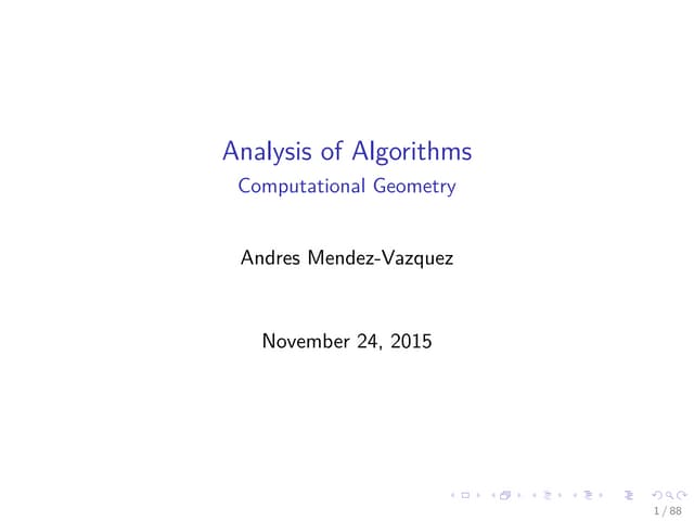 26 Computational Geometry