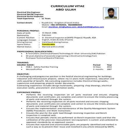 Electrical Engineer-Abid1